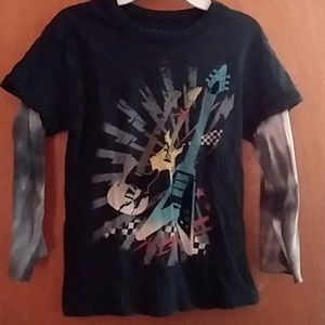 Boys Cool Guitar Shirt Size 7